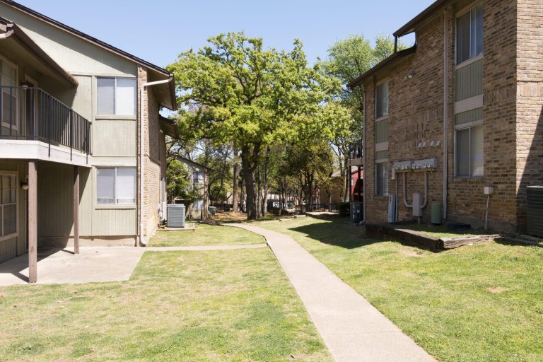 Aerial footage of the DFW area Multi Family Homes
